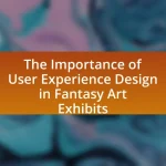 The Importance of User Experience Design in Fantasy Art Exhibits